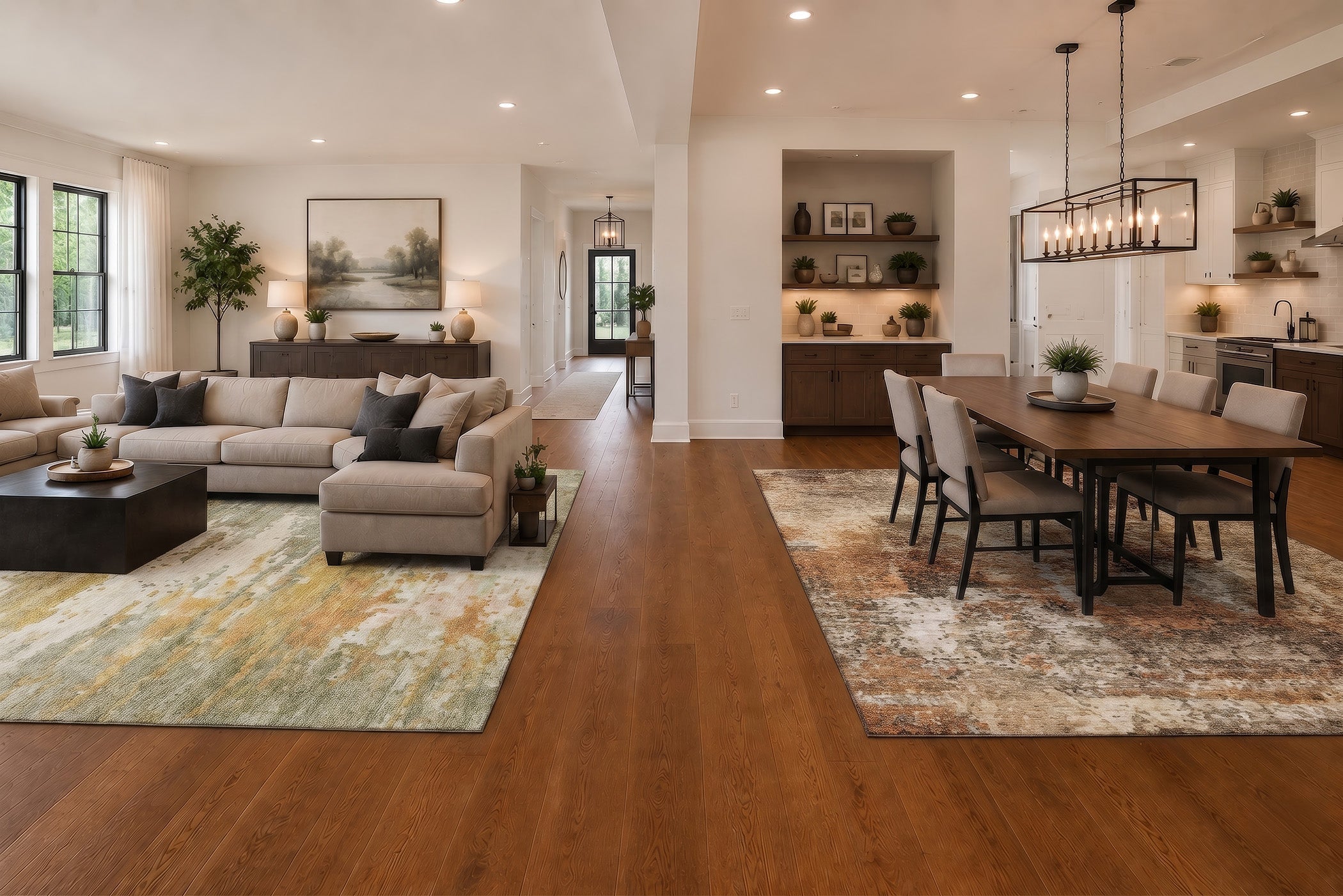 How Rugs Define Spaces in Open Concept Homes – Dalyn Rug Company