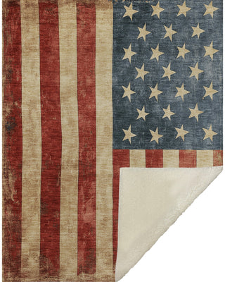 Americana Throw Blankets