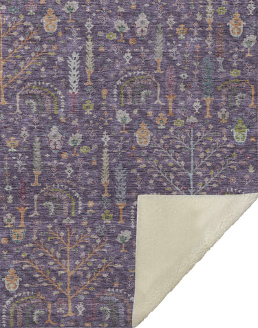 Purple Throw Blankets