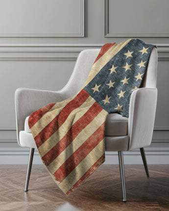 Americana AM1 Red Throw Blanket