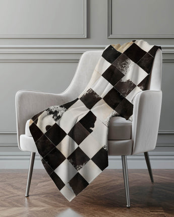 Bozeman BM10 Black Throw Blanket