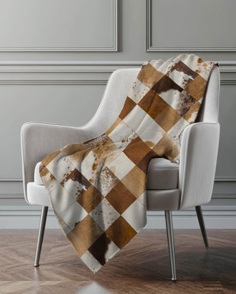 Bozeman BM10 Brown Throw Blanket