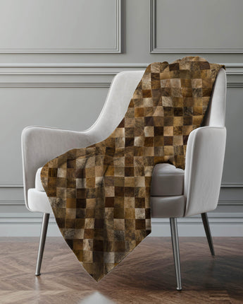 Bozeman BM2 Brown Throw Blanket