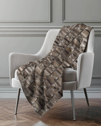 Bozeman BM4 Gray Throw Blanket