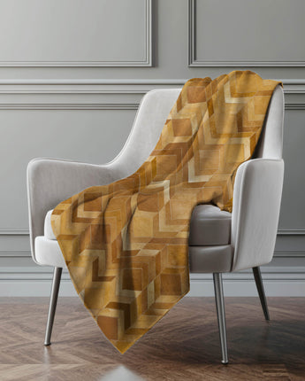 Bozeman BM5 Rust Throw Blanket