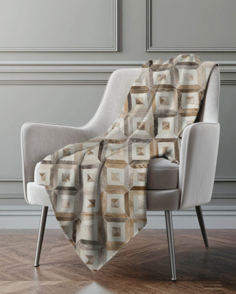 Bozeman BM7 Gray Throw Blanket