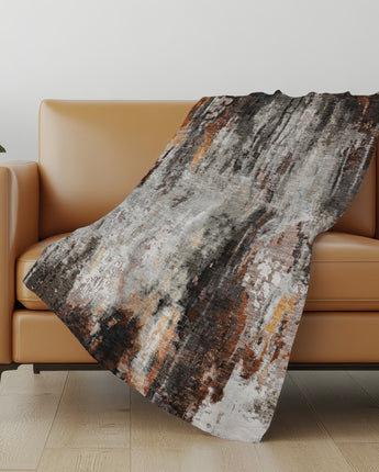 Boca BO10 Gray Throw Blanket