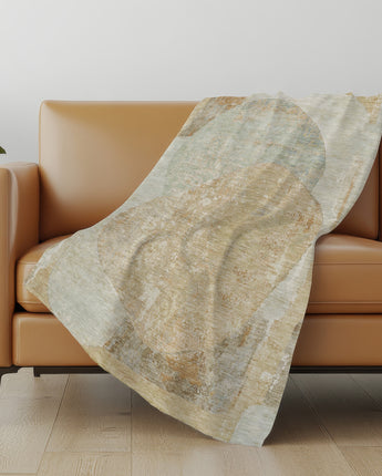 Boca BO11 Taupe Throw Blanket