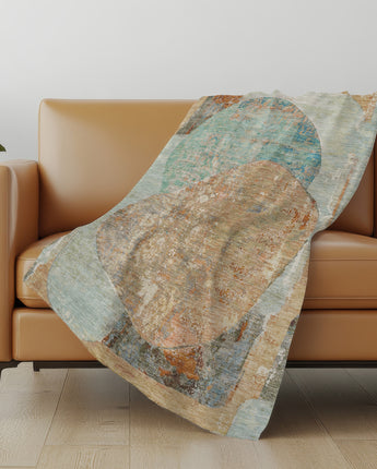 Boca BO11 Teal Throw Blanket