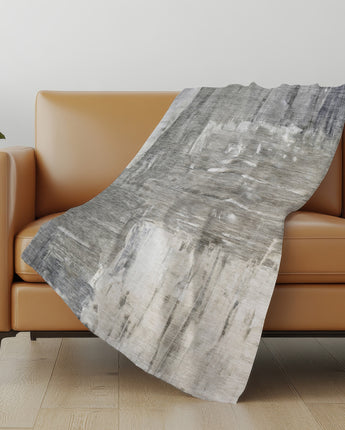 Boca BO2 Gray Throw Blanket