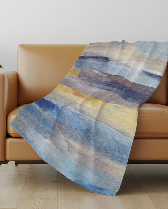 Boca BO4 Blue Throw Blanket
