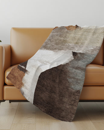 Boca BO7 Taupe Throw Blanket