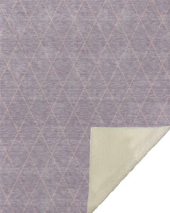 Burano BU10-S Lavender Throw Blanket