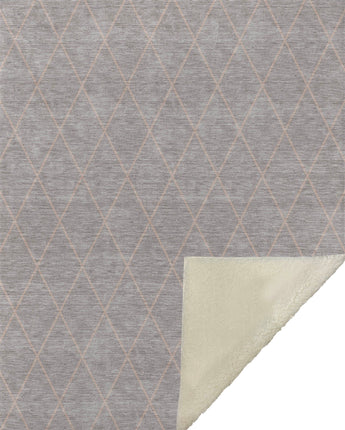 Burano BU11-S Gray Throw Blanket