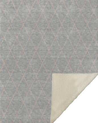 Burano BU12-S Gray Throw Blanket