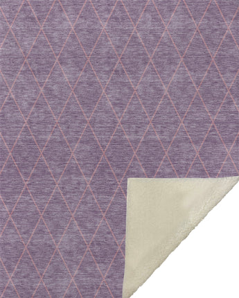 Burano BU1-S Purple Throw Blanket