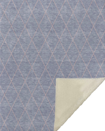 Burano BU3-S Blue Throw Blanket