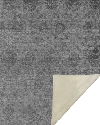 Burano BU8-P Gray Throw Blanket