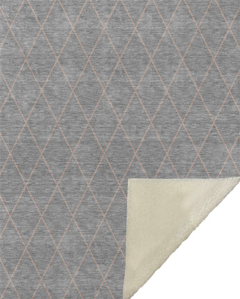 Burano BU8-S Gray Throw Blanket