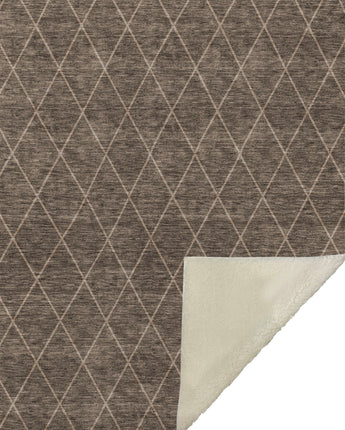 Hatay HY1-S Brown Throw Blanket