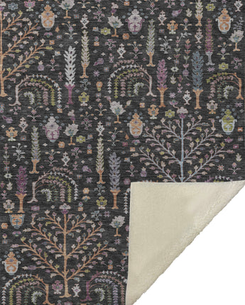 Hatay HY5-P Black Throw Blanket
