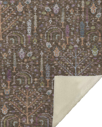 Hatay HY5-P Brown Throw Blanket