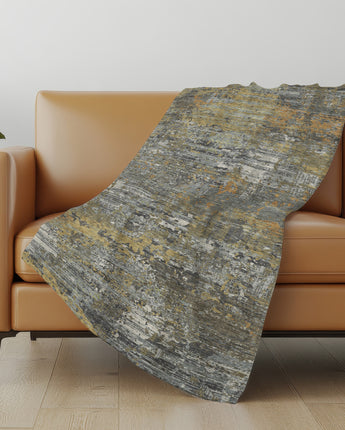 Kochi KC12 Gray Throw Blanket