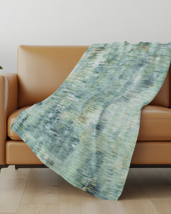 Kochi KC1 Teal Throw Blanket