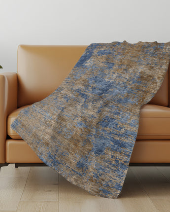 Kochi KC2 Navy Throw Blanket