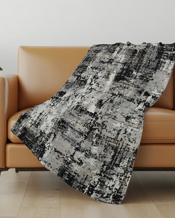 Kochi KC7 Black Throw Blanket