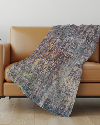 Kochi KC8 Plum Throw Blanket