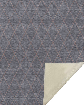 Karaj KJ1-S Gray Throw Blanket