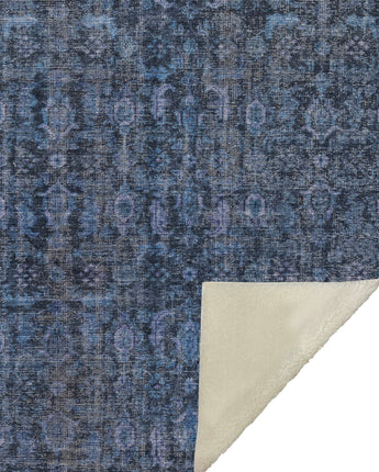 Karaj KJ3-P Blue Throw Blanket
