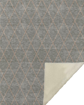 Karaj KJ4-S Gray Throw Blanket