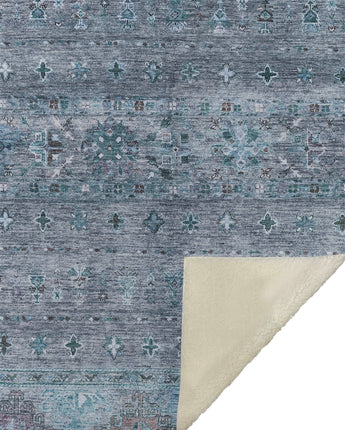 Karaj KJ5-P Blue Throw Blanket