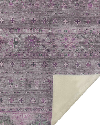 Karaj KJ5-P Purple Throw Blanket