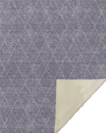 Karaj KJ5-S Purple Throw Blanket