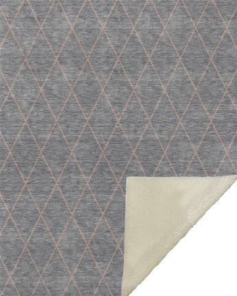 Karaj KJ7-S Gray Throw Blanket