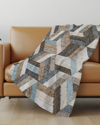 Lorenzo LN1 Brown Throw Blanket