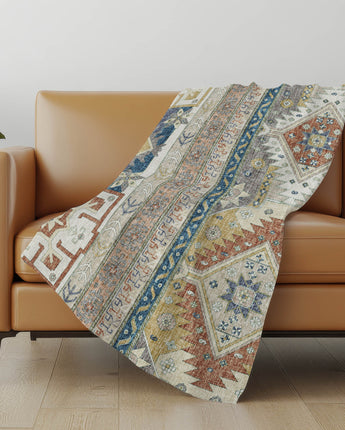 Lorenzo LN3 Ivory Throw Blanket