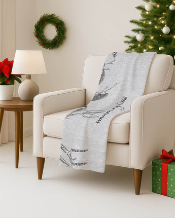 Merry & Bright MY10 Flannel Throw Blanket