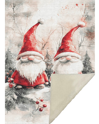 Merry & Bright MY16 Ivory Throw Blanket