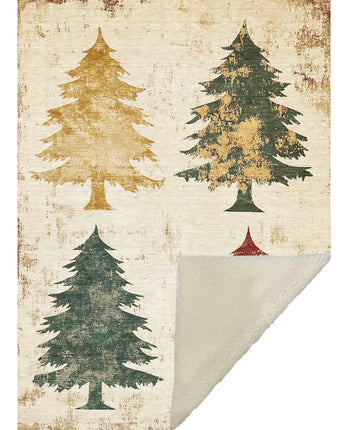 Merry & Bright MY17 Ivory Throw Blanket