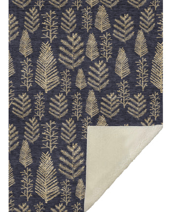 Merry & Bright MY21 Black Throw Blanket