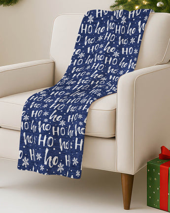 Merry & Bright MY22 Navy Throw Blanket