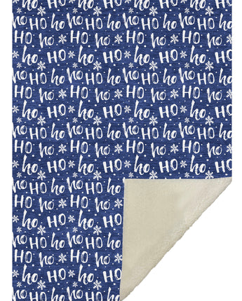 Merry & Bright MY22 Navy Throw Blanket