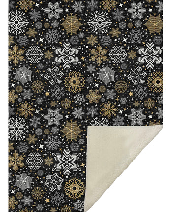 Merry & Bright MY25 Black Throw Blanket