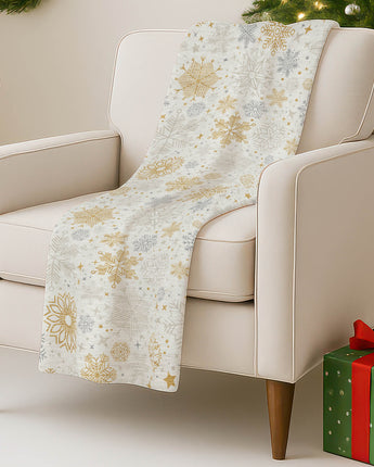 Merry & Bright MY25 Ivory Throw Blanket