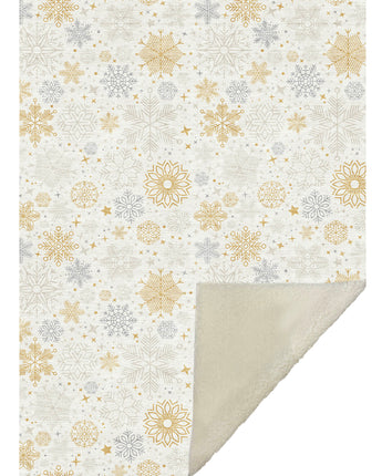 Merry & Bright MY25 Ivory Throw Blanket