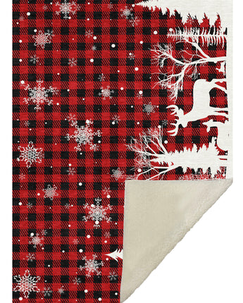Merry & Bright MY26 Red Throw Blanket